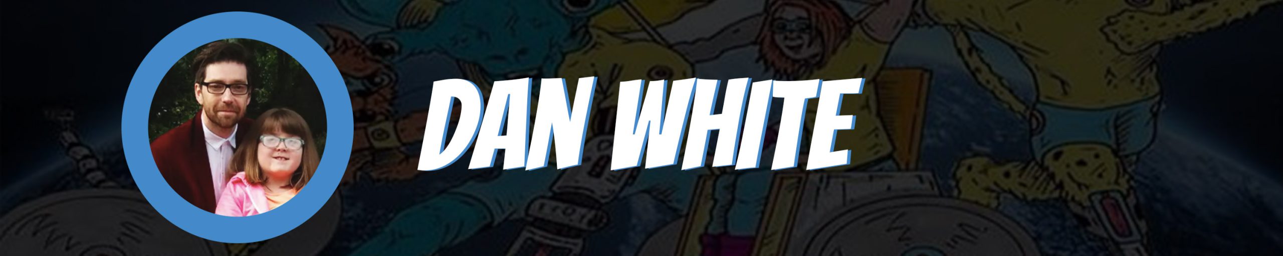 Parent and child reading comic books together