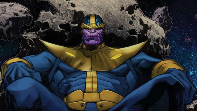Thanos wielding the Infinity Gauntlet