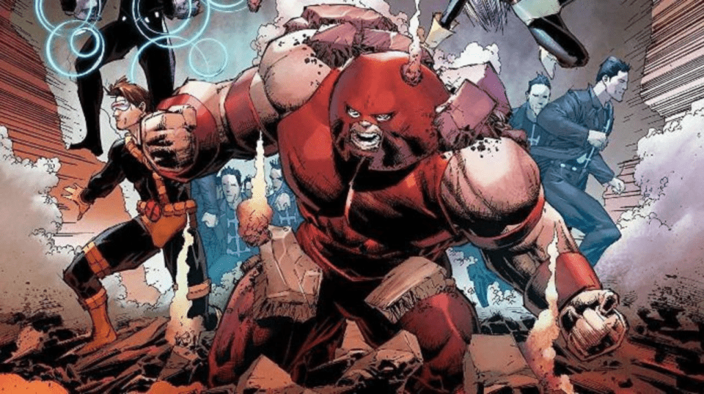 Juggernaut charging forward with unstoppable force