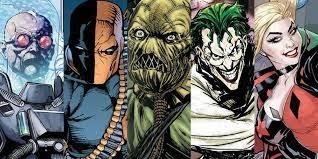 Batman villain in dramatic pose