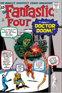 Fantastic Four issue 5 comic book cover