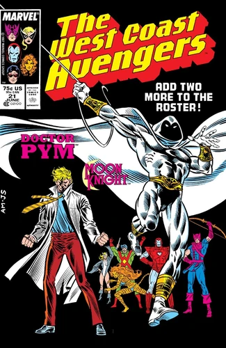 Moon Knight in West Coast Avengers comic