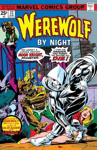 Moon Knight battles Werewolf by Night