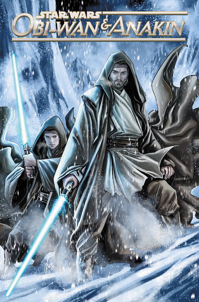Obi-Wan and Anakin in comic art
