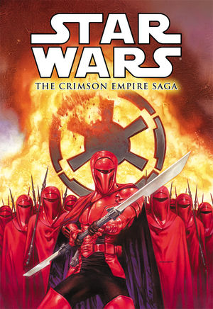 Crimson Empire Saga comic book cover art