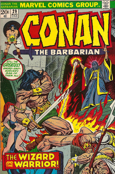 Conan the Barbarian comic book cover