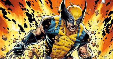 Wolverine with claws extended in battle