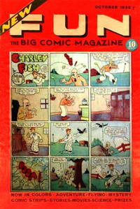 New Fun Comics vintage comic book cover