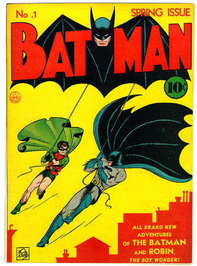 Batman comic book cover art