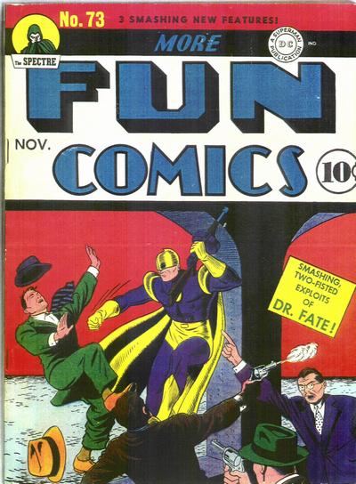 Vintage More Fun Comics book cover