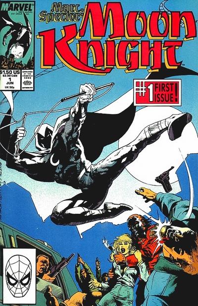 Moon Knight wielding the Infinity Gauntlet