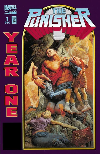 Punisher Year One issue 1 comic cover