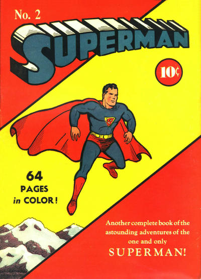 Superman comic book cover art