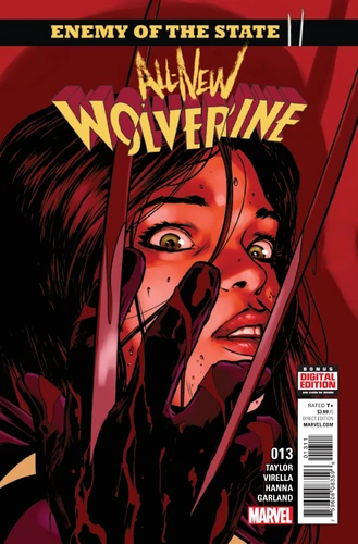 Wolverine comic book cover art