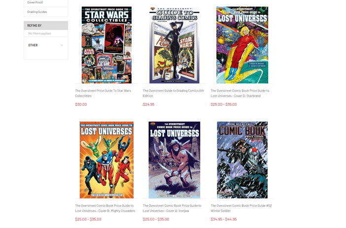 Person checking comic book price guide