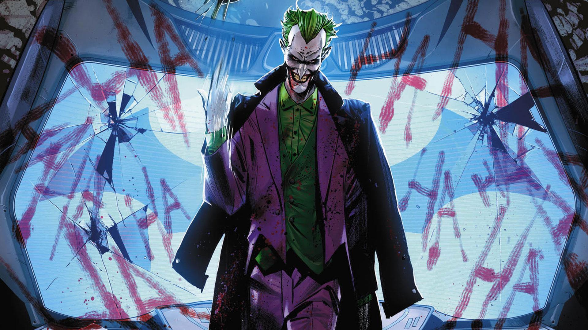 Harley Quinn and Joker facing off