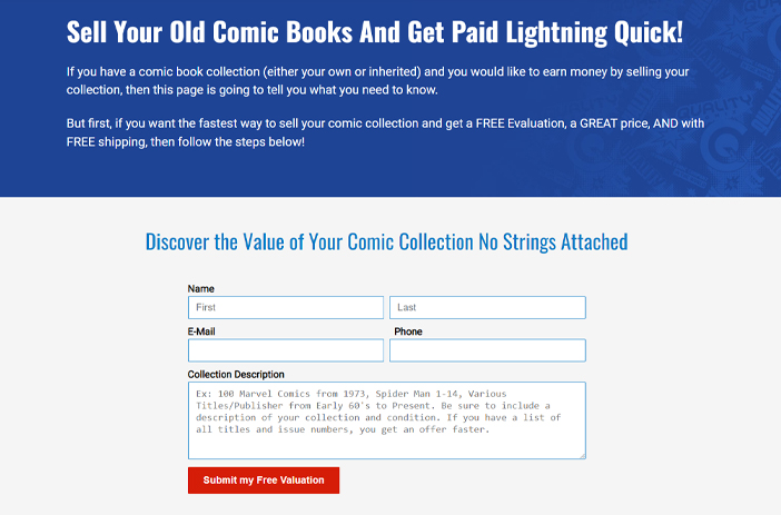 Person checking comic book price guide