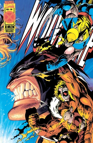 Wolverine comic book cover art