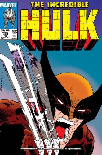 Wolverine comic book cover art