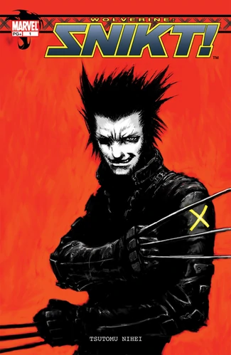 Wolverine comic book cover art