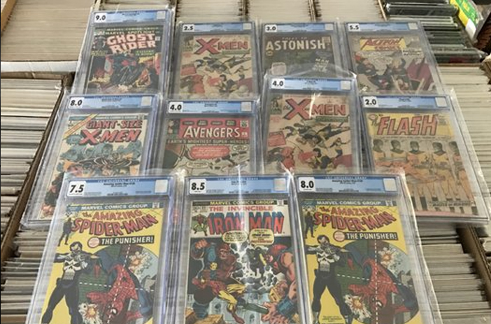Comic book price charts and market trends