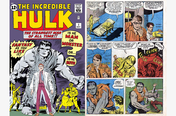 Incredible Hulk #1 comic book cover 1962