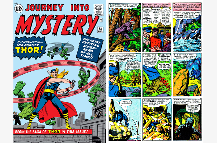 First appearance of Thor comic cover