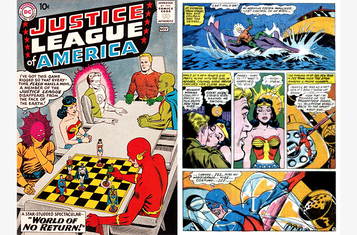 Justice League of America issue one cover