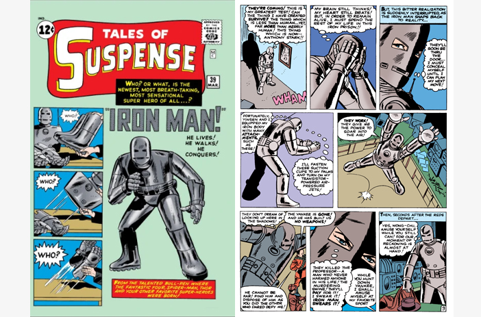 Iron Man's first appearance comic cover