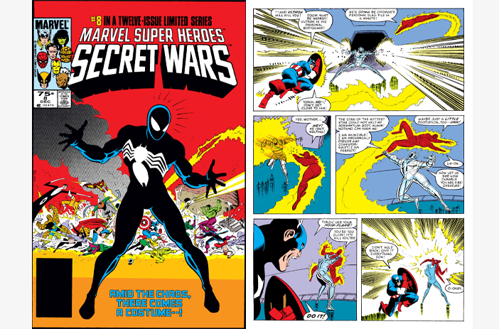Marvel Secret Wars comic book cover