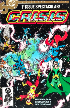 Iconic comic book covers displayed together