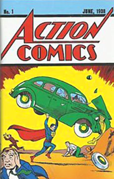 Stack of classic comic books