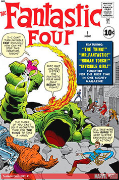 Classic comic book covers displayed together
