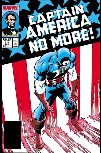 Captain America issue 332 comic book cover