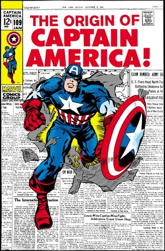 Captain America issue 109 comic book cover