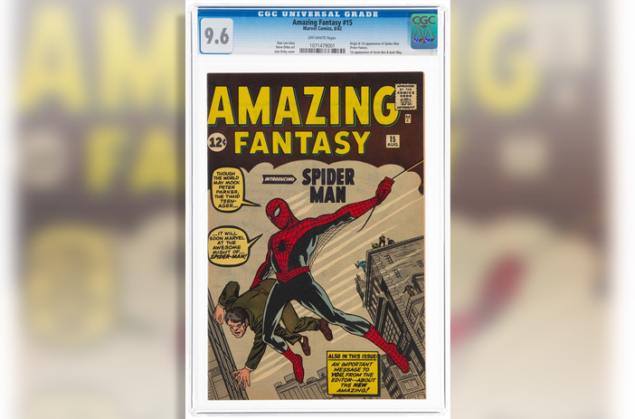 Amazing Fantasy #15 comic book cover