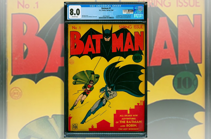 Batman #1 vintage comic book cover