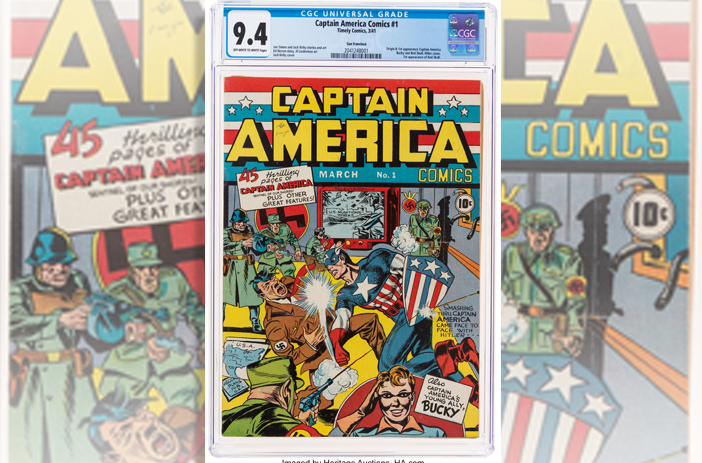 Captain America #1 comic book cover
