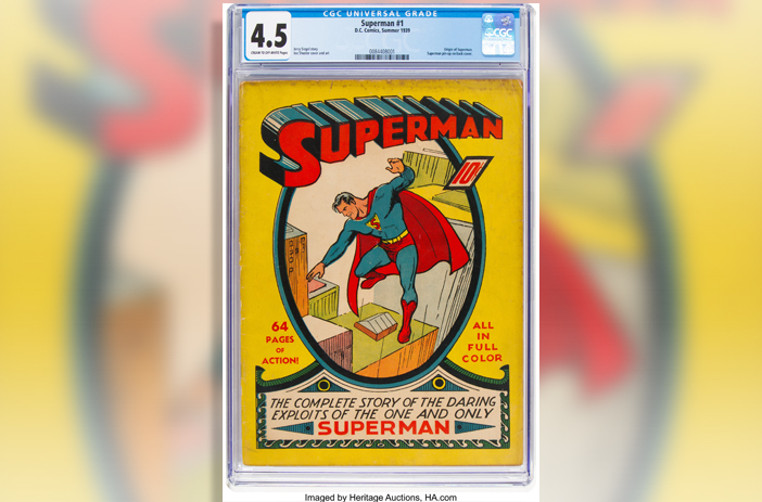 Superman #1 comic book cover