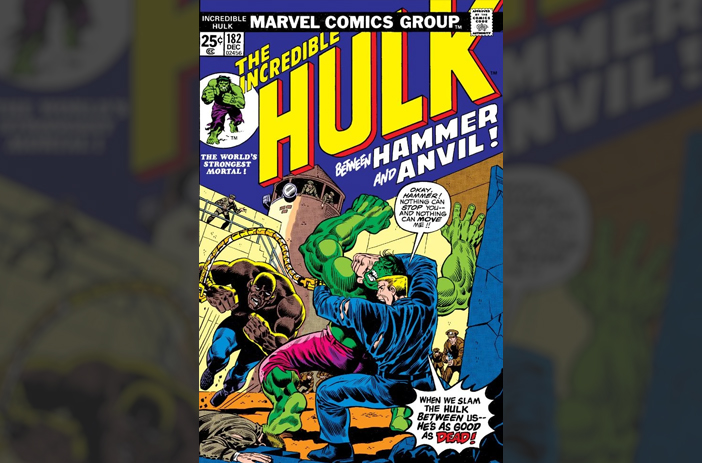 Incredible Hulk issue 182 comic book cover