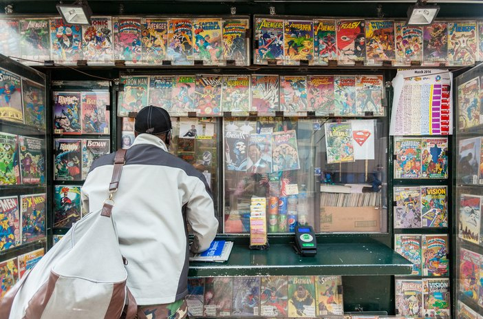 Side by side comic book editions compared