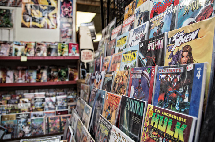 Comic book barcode area close-up comparison