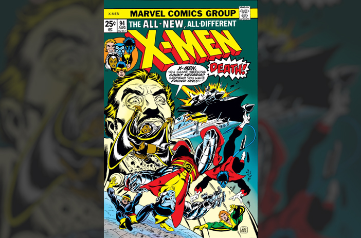 X-Men #94 comic book cover art