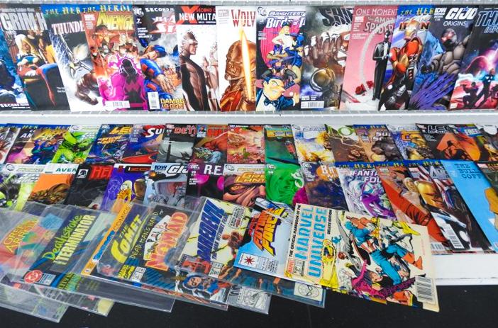 Comic book without a barcode visible