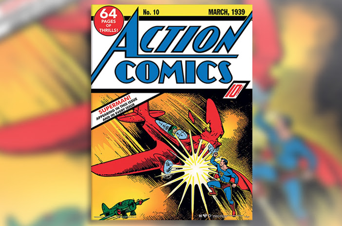 Action Comics issue 10 comic book cover
