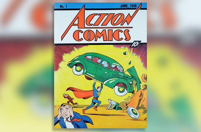 Action Comics #1 original comic book cover