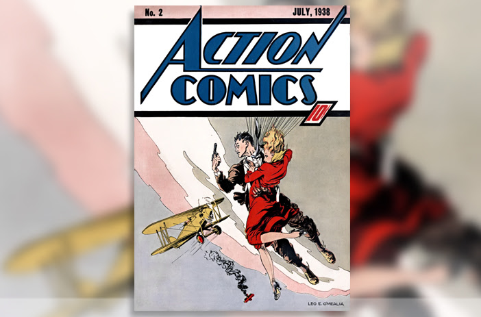 Action Comics #2 vintage Superman comic cover