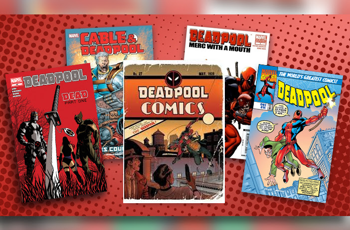 Deadpool comic book variant cover artwork