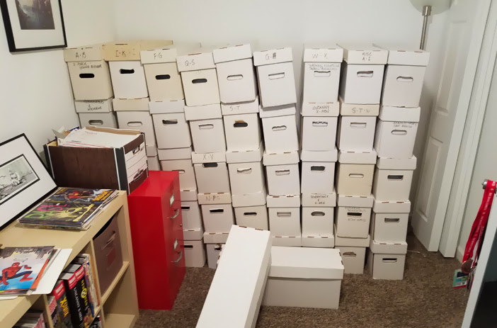 Damp basement with water damage and mold