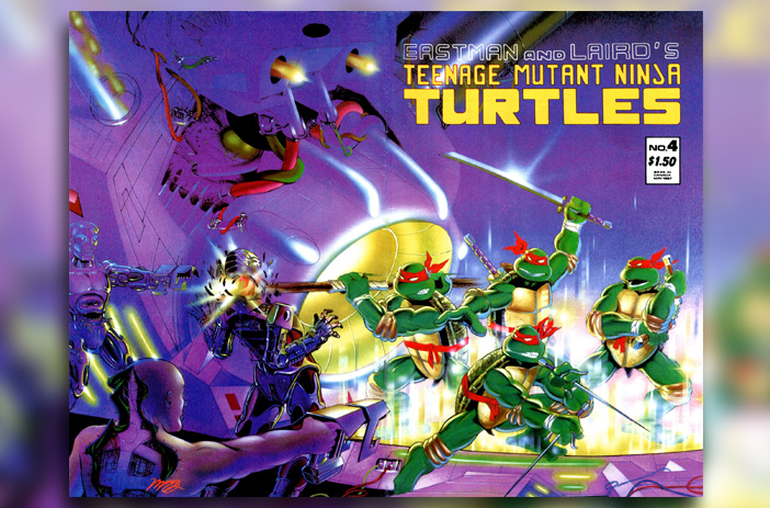 Teenage Mutant Ninja Turtles issue 4 comic cover